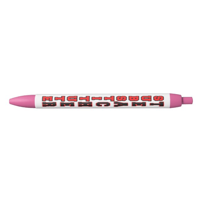 Substitute Teacher Black Ink Pen (Front)
