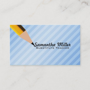 Substitute Teacher Business Cards