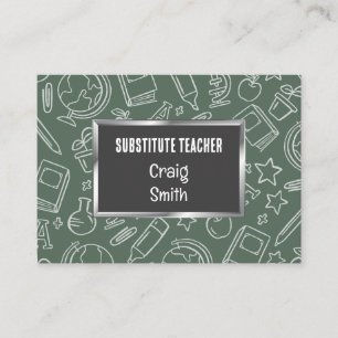 Substitute Teacher Calling Card