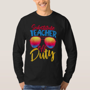 Substitute Teacher Of The Deaf Off Duty Sunglasses T-Shirt