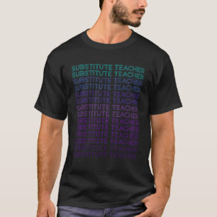 Substitute Teacher Subbing Retro T-Shirt