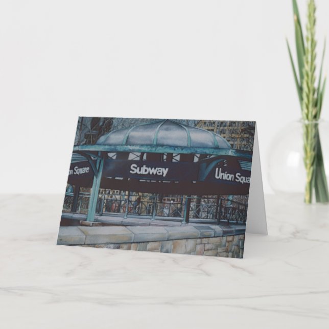 Subterranean Blues Greeting Card (Front)