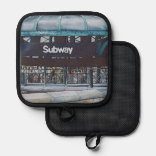 Subterranean Blues Pot Holder