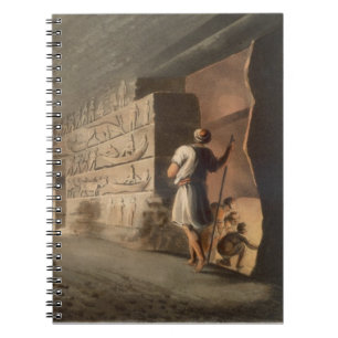 Subterranean Chamber near the Pyramids at Geeza, p Spiral Notebook
