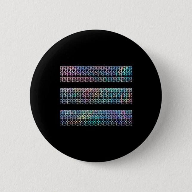 Subtle 67 Six Seven Brainrot  6 Cm Round Badge (Front)