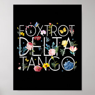 Subtle Anti Trump 86 47 Floral Boho Style Poster