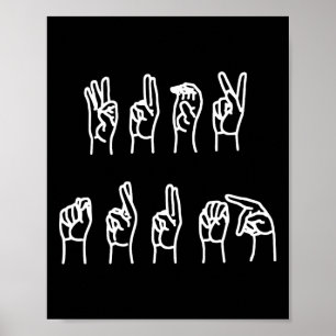Subtle Anti-trump Asl Sign Language