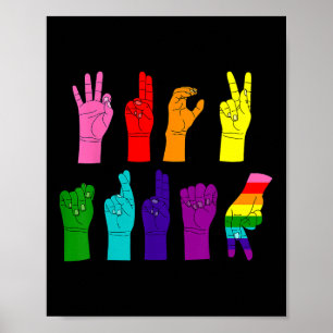 Subtle Anti-trump Asl Sign Language Lgbtq+ Resist