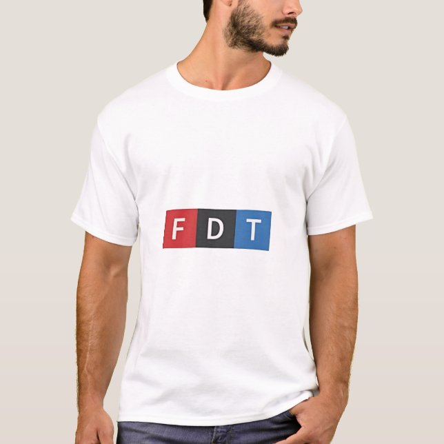 Subtle Anti-Trump FDT Anti-Maga Democrats T-Shirt (Front)