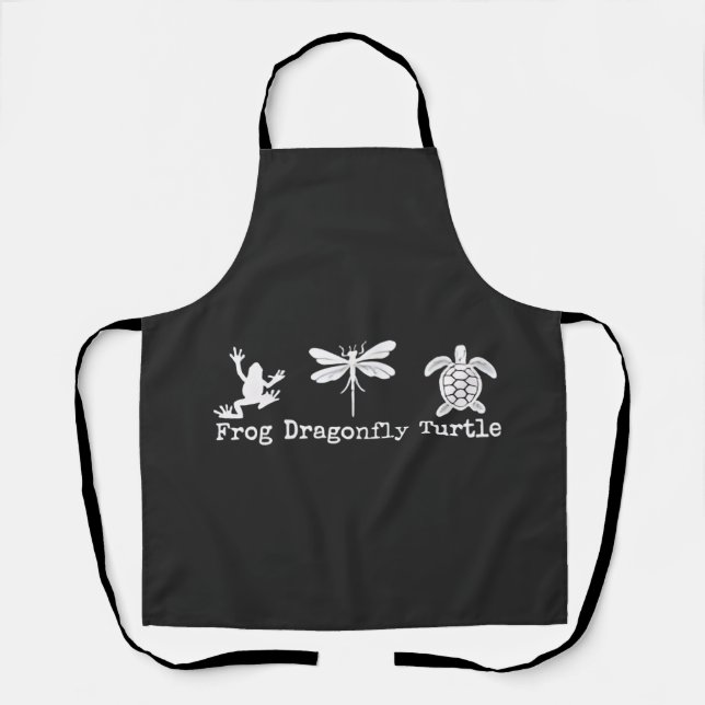 Subtle Anti-Trump FDT Anti-Maga Frog Turtle  Apron (Front)