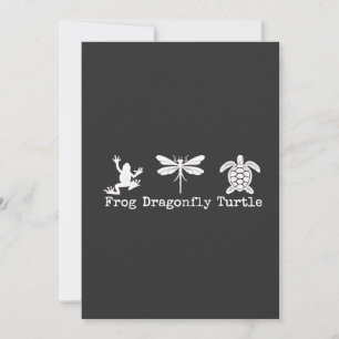 Subtle Anti-Trump FDT Anti-Maga Frog Turtle  Holiday Card