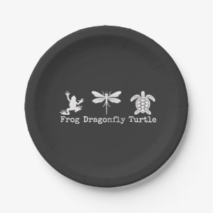 Subtle Anti-Trump FDT Anti-Maga Frog Turtle Paper Plate