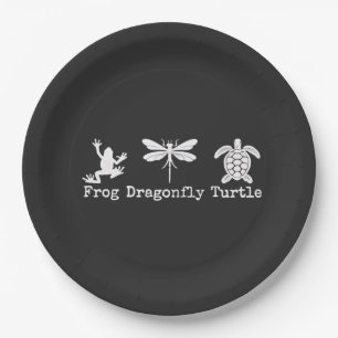 Subtle Anti-Trump FDT Anti-Maga Frog Turtle  Paper Plate