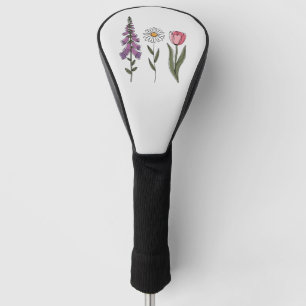 Subtle Anti-Trump - Foxglove Daisy Tulip III Golf Head Cover
