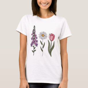 Subtle Anti-Trump - Foxglove Daisy Tulip III T-Shirt