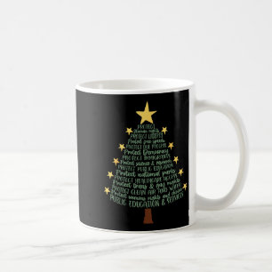 Subtle Anti Trump Funny Christmas Tree Coffee Mug