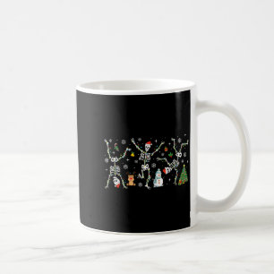 Subtle Anti Trump Hidden Message Dancing Skeleton  Coffee Mug