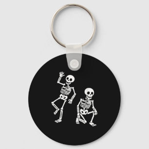 Subtle Anti Trump Hidden Message Dancing Skeleton  Key Ring