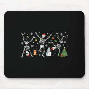 Subtle Anti Trump Hidden Message Dancing Skeleton  Mouse Pad