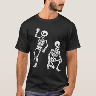 Subtle Anti Trump Hidden Message Dancing Skeleton T-Shirt