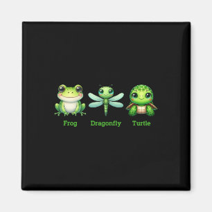 Subtle Anti-trump Political Humour Frog Dragonfly Magnet