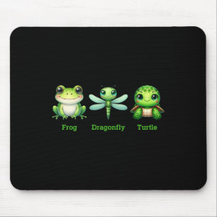 Subtle Anti-trump Political Humour Frog Dragonfly  Mouse Pad
