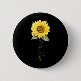 Subtle Anti Trump Shirt Flowers Sunflower _1  6 Cm Round Badge