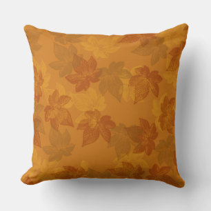 Subtle Autumn Leaves Cushion