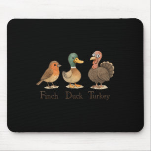 Subtle Bird Anti Trump Shirt Retro Bird Finch Duck Mouse Pad