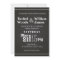 Subtle Chalkboard | Wedding Invitation