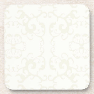 Subtle classic vintage pattern print -customise coaster