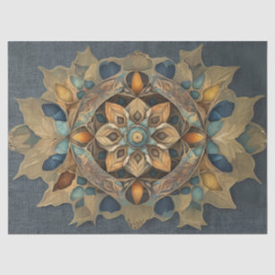 Subtle Colour Mandala decoupage Tissue Paper