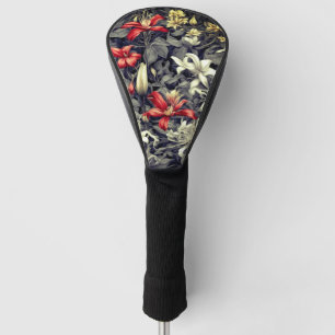 Subtle Colour Wild Honeysuckle Print Golf Head Cover