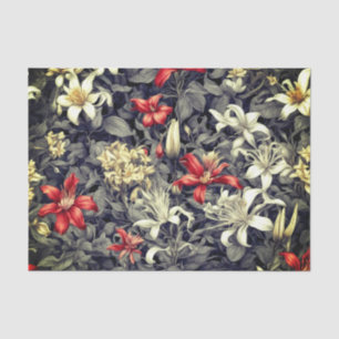 Subtle Colour Wild Honeysuckle Print Tissue Paper