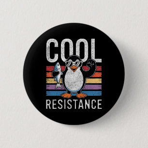 Subtle Cool Resistance Penguin Tariffs Protest Ant 6 Cm Round Badge