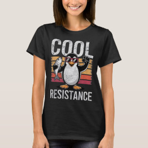 Subtle Cool Resistance Penguin Tariffs Protest Ant T-Shirt