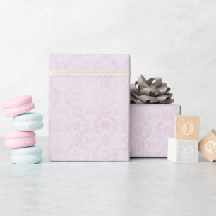 Subtle Damask Texture Pattern Wrapping Paper Roll