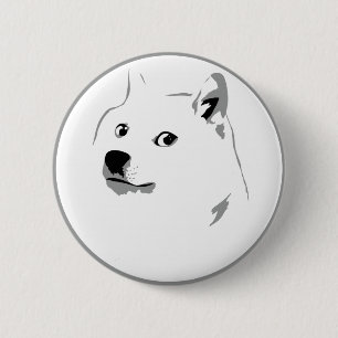 Subtle dogecoin pin badge