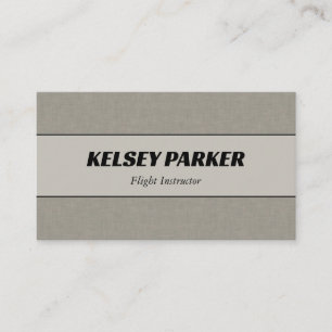 Subtle Fabric Texture Customizable Business Card