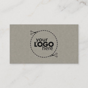 Subtle Faux Fabric Texture  Business Card