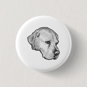 Subtle flake contrast 3 cm round badge