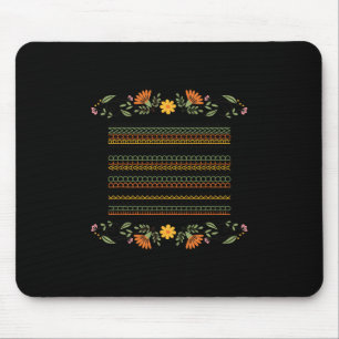 Subtle Floral Anti Trump Hidden Message Sarcastic Mouse Pad
