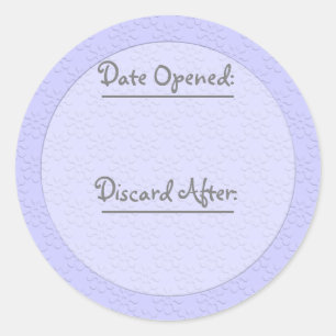 Subtle Floral U Pick Colour/Food & Storage Labels