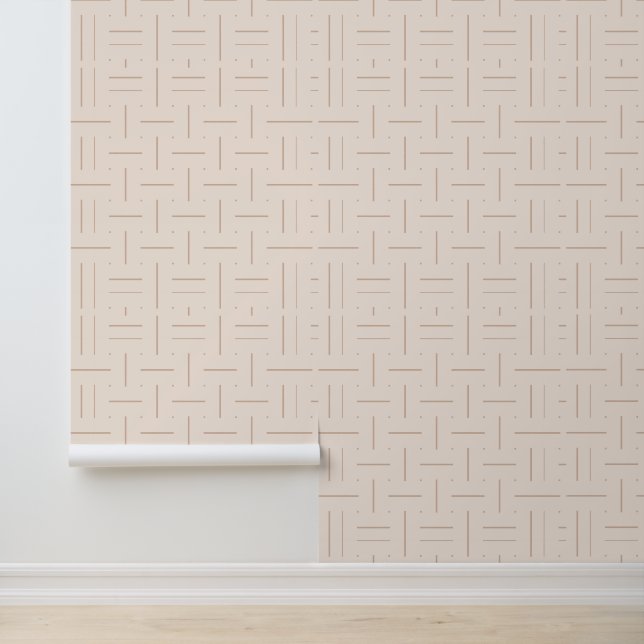 Subtle Geometric Pattern: A Minimalist Design Wallpaper (Application)