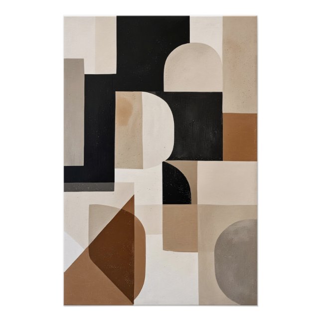 Subtle Geometric Rhythm Poster (Front)