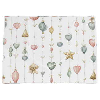 Subtle Hanging Ornament Large Gift Bag