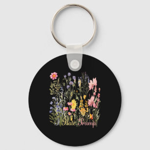 Subtle I Hate Trump Wildflowers Trump Hater Never Key Ring