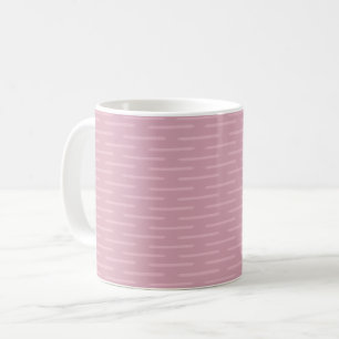Subtle Lines on Pink Coffee Mug
