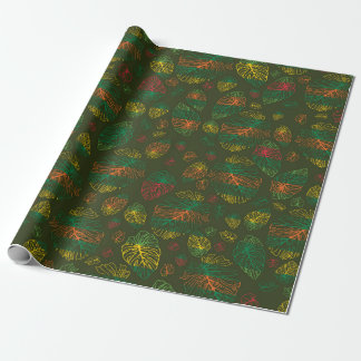 Subtle Monstera Essence Wrapping Paper