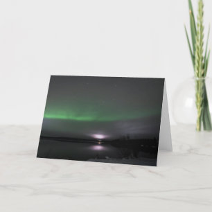 Subtle Northern Lights, Fairbanks, AK - Card